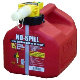 No-Spill 1415 Poly Gas Can CARB Compliant, 1-1/4 Gallon