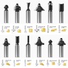 FivePears Tungsten Carbide Router Bits - 12 Piece Router Bit