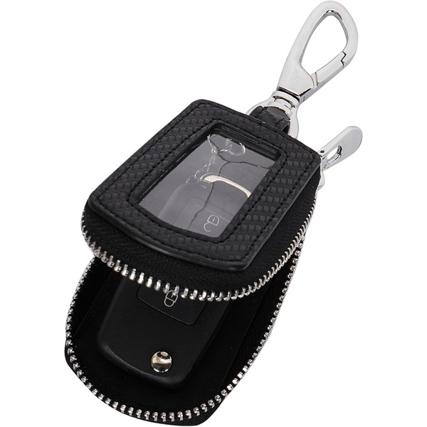 LinsCraft Universal Premium Car Key Fob Case, Leather Key Fob