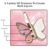Erinde Butterfly Eyeshadow Palette Makeup Matte Shimmer Metallic Eye Makeup