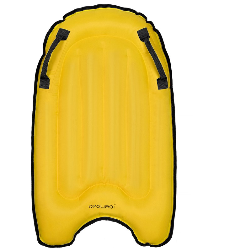 Inflatable Surfing Board with Handles Surfing Body Board Folding Beach