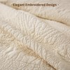 BOV Quilts Queen Size Scalloped Edge Cotton Quilt Queen Quilt