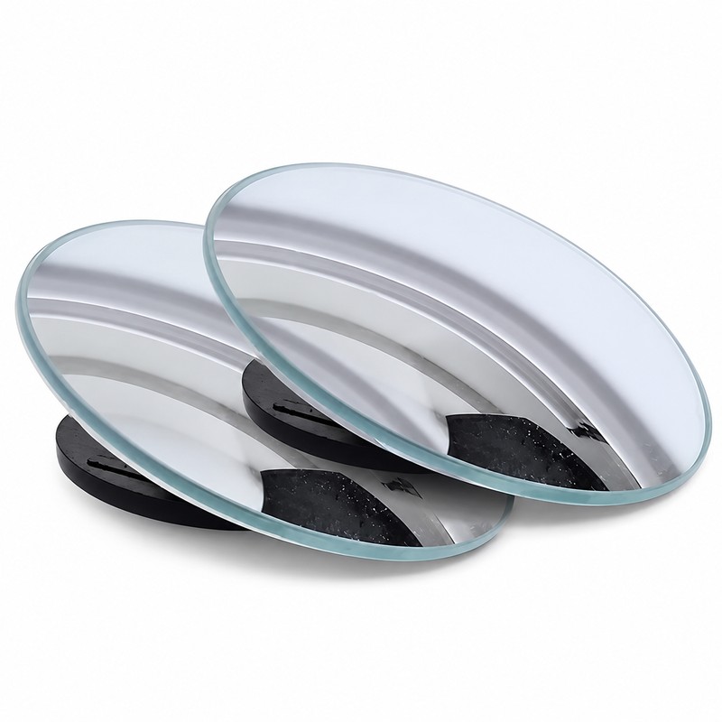 360° Adjustable Blind Spot Mirror for Cars – Wide-Angle Convex