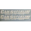 Cam Superline Trailer Replacement 22” Stickers (set Of 2) Older