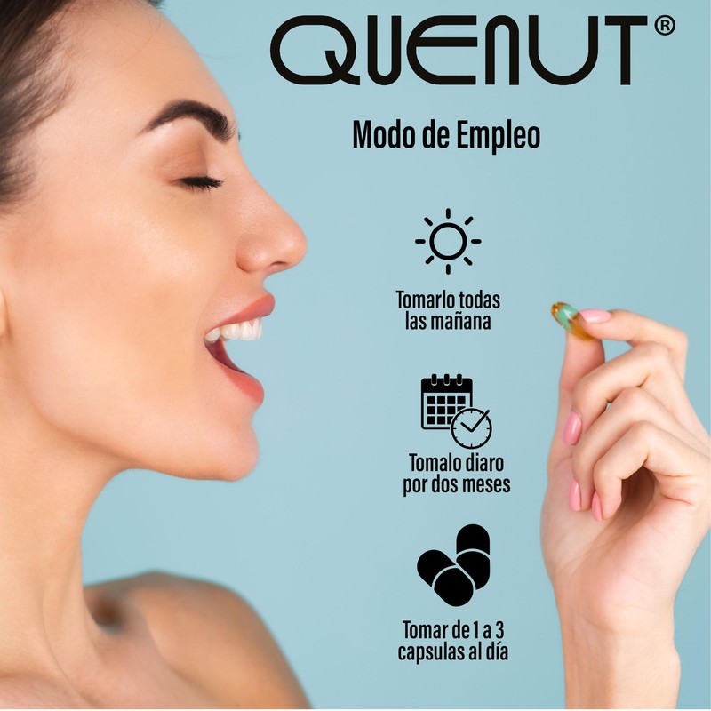 QUENUT | Adaptógeno Orgánico de Hongo Cordyceps en Cápsula Vegana