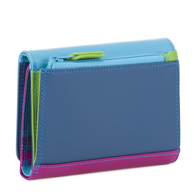 mywalit Tri-Fold Wallet - Leather, Multi-Color, 8 Card, Id Window,