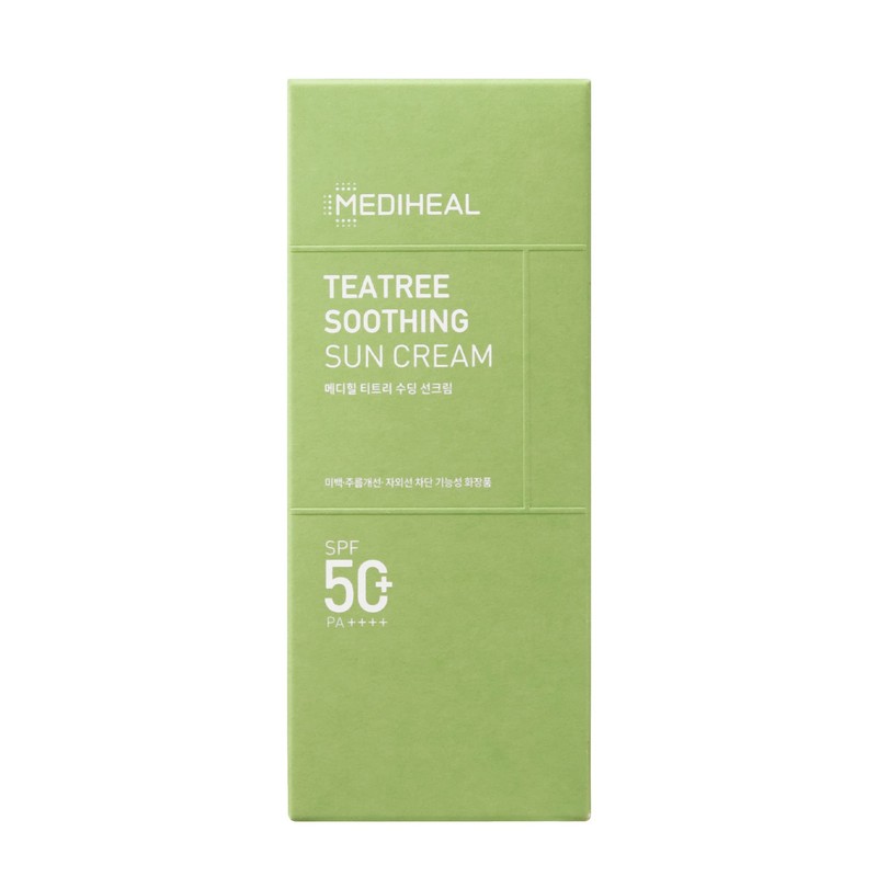 Mediheal SPF 50+PA++++ Tea Tree Soothing Sun Cream, 1.7 fl