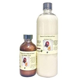 OliveNation Passion Fruit Natural Flavor, TTB-Approved for Brewing, Water Soluble Tropical Flavoring for Baked Goods, Beverages, Non-GMO, Gluten Free, Kosher, Vegan - 32 ounces