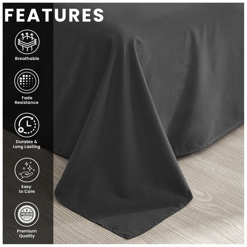 GC GAVENO CAVAILIA Easy Care Flat Sheet King Size -