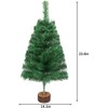 B 2ft/60CM Christmas Tree 80 Tips Mini Artificial Tree with