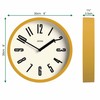 JONES CLOCKS® Hot Tub Wall Clock | Small Retro Round