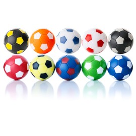 Robertson Winspeed Football Ball 10 Mix 35 mm, 10 Colour Combinations, Colourfast, Abrasion-Resistant and Durable, for Table Football and Table Football