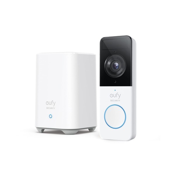 eufy Security Video Doorbell 2E (Battery) with 2K Resolution and 120-Day Battery, Hardwired Installation Not Supported