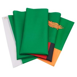 Zambia Flag 3ftx5ft Polyester