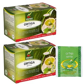 HanAn Nettle Herbal Tea 50 Teabags - Pack of 2 Boxes with 25 Tea Bags Each of Stinging Nettle Root and Leaf from Peru