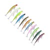 11 Pcs Simulation Minnow Lure Plastic Fishing Bait Fishing Accessories
