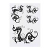 4 x 'Mythical Dragon' Temporary Tattoos - Water Resistant, Skin-Safe,