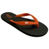 fipper slipper COMFY Rubber Thongs Mens Sizes Black-Orange 9UK 10US