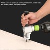 Double Head Metal Cutter Sheet Nibbler Drill Attachment Electric Wood