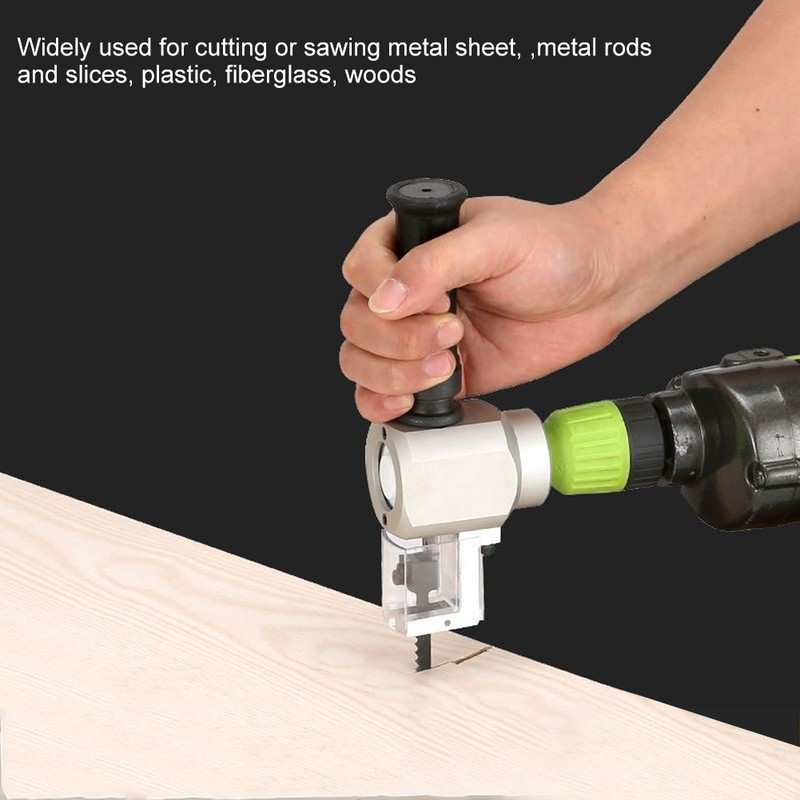 Double Head Metal Cutter Sheet Nibbler Drill Attachment Electric Wood
