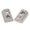 10 Pcs Silver 1/4-20 Steel Roll in T-nut with Ball