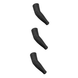 FOMIYES 3 Pcs Elbow Pads Compression Forearm Guard Forarm Guard Running Arm Sleeves Adjustable Elbow Strap Protective Pads Arm Support Elbow Protectors Sports Shooter Sleeves Black