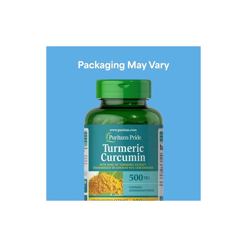 Turmeric Curcumin 500mg - Antioxidant Herbal Supplement