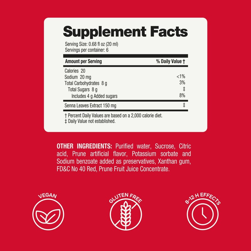 Prunelax Ciruelax Regular Strength Liquid Laxative - Gentle Relief for