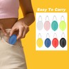 PATIKIL Rubber Coin Purse, 3 Pcs Squeeze Coin Holders with