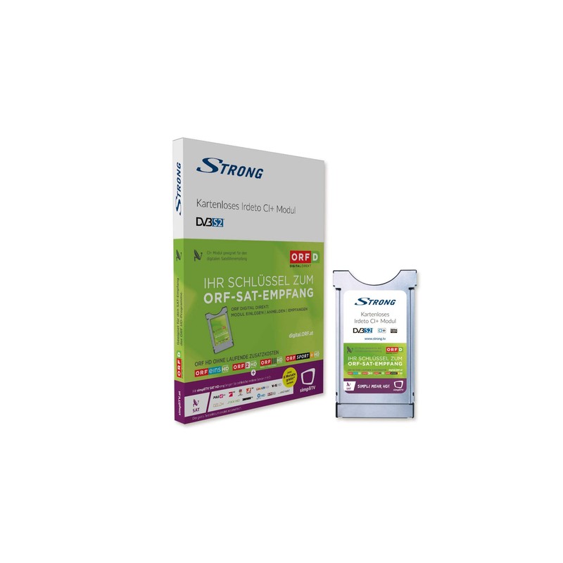 STRONG Cardless CI+ Module, Irdeto CI Module ORF Digital Direct