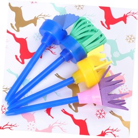 Lurrose 8pcs Paint Brushes Sponges Kids Paint Roller Brayer Sponge Rollers Sponge Paint Roller Sponge Paint Brush Yale Child Graffiti
