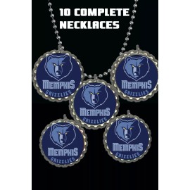 self Memphis Grizzlies lot of 10 necklaces necklace loot bag party favors birthday