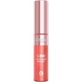 L'Oréal Paris Lumi Blush Coral Glow – Rubor Líquido con Acabado Luminoso, Fácil Difuminado y Alta Pigmentación – 11ml