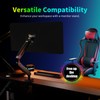 RGB Single Monitor Stand Arm,Dynamics Touch Function,Fits 17-32" Screens,Support up
