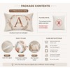 Handmade Alphabet Decorative Pillow Cover for Home Decor – 26