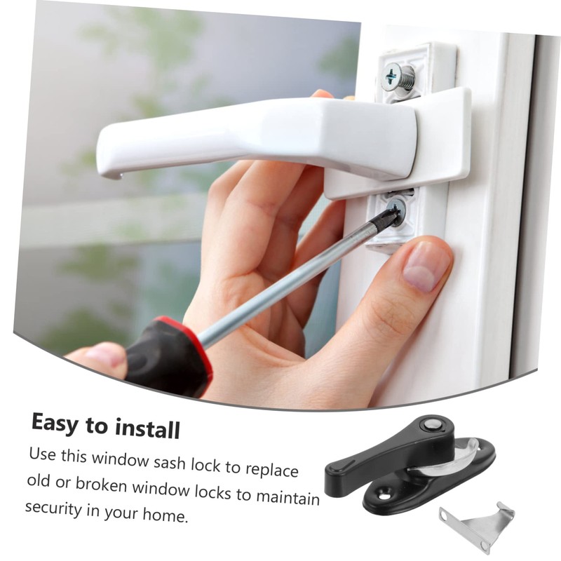 COHEALI 4 Sets Sliding Window Locks Theft Cam Sash Locks