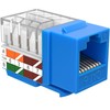 SATMAXIMUM 20 Pack Cat6 Keystone Ethernet Wall Jacks RJ45 Punch