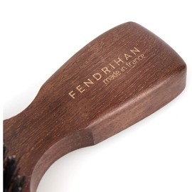 Fendrihan Bubinga Wood Hairbrush with Firm Boar Bristles 6.5 Inches (Made in France)