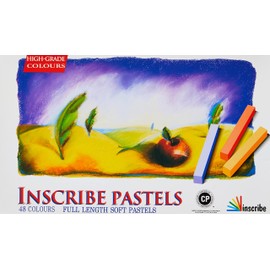 Inscribe Full Sized Pastels - Assorted Colours, Pack of 48