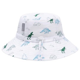FUOITA UPF 50+ Baby Sun hat Baby Bucket hat with Strings Summer Sun Protection Toddler Beach Collapsible Sun hat for Kids