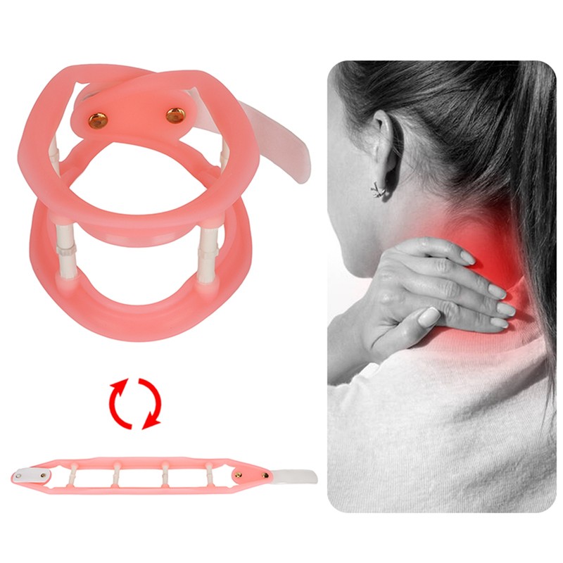 Adjustable Silicone Neck Support Brace Prevent Bow Cervical Spine Traction