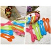 Jawbush 16 Pcs Kids Utensils, Plastic Kids Forks and Spoons,