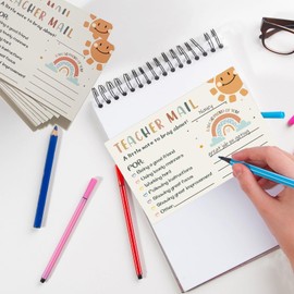 50PCS Sunshine Teacher Mail, Boho Teacher Supplies for Classroom, Teacher Notes Home to Parents, Classroom Good Behavior Positive Behavior Cards