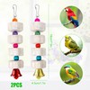 Fonyet Pack of 2 Large Parrot Toy Bird Chew Toy