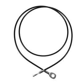 1.4 Meters DIY Fitness Cable 5Mm Heavy Duty Black Steel Wire Rope for Home Gym Lightweight Durable Gym Equipment Accessories