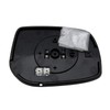 Driver Side Mirror Glass Assembly With Plastic Backing Plate Heated