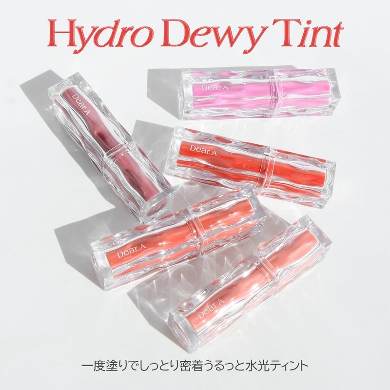 Dear.A Hydro Dewy Tint 1.8g Korean Cosmetics (01. Peach Amber)