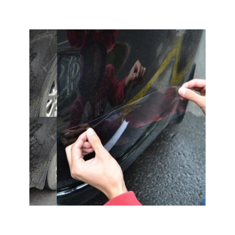 자동차 기스방지 찍힘방지 범퍼가드필름 3개 도어보호 Car Scratch and Dent