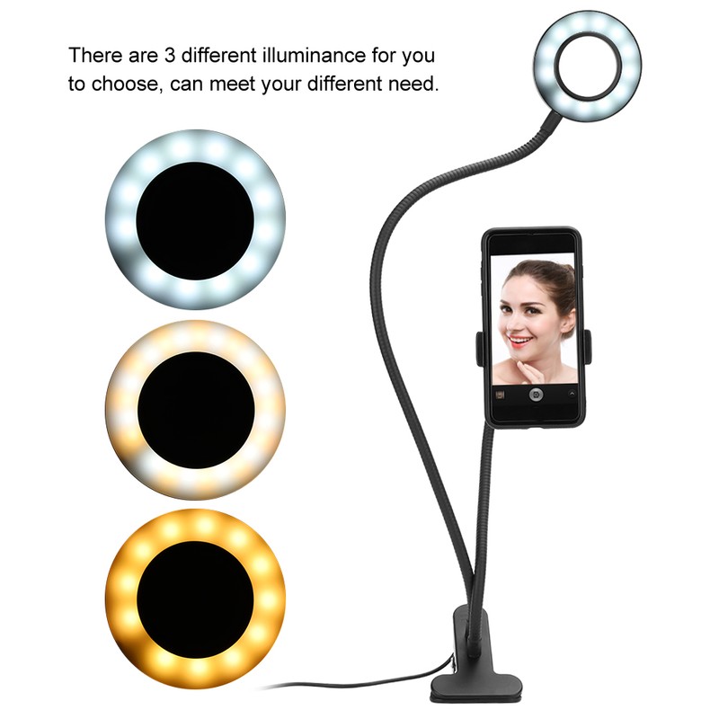 Folding LED Light High Brightness Tattoo Lamp Adjustable Clip On