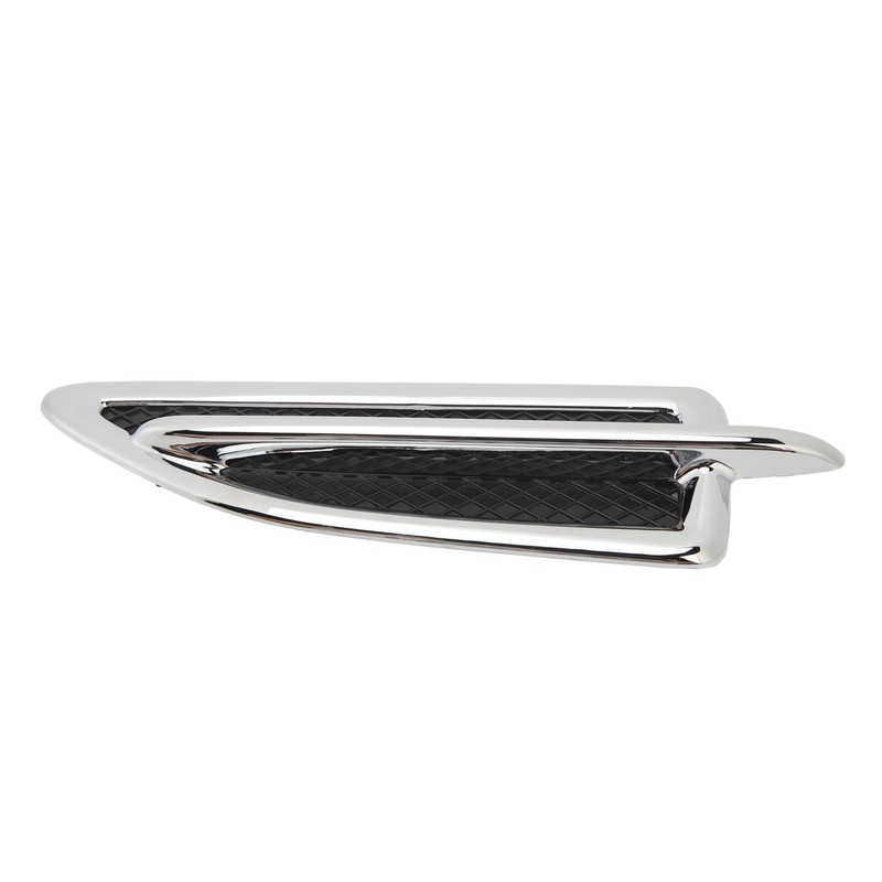 Front Mudguard Vent Molding Chrome Stylish Easy Installation Mud Flap